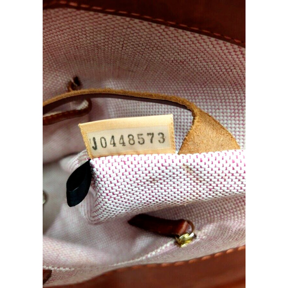 Dooney & Bourke Black Pebbled Leather Double Handles Tote Shoulder Bag - Picture 12 of 15